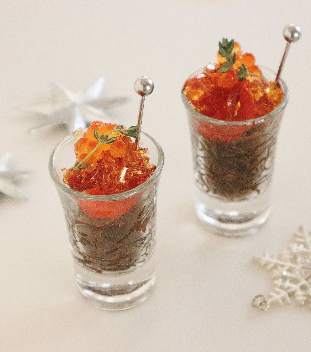 もずくとミニトマトのジュレ