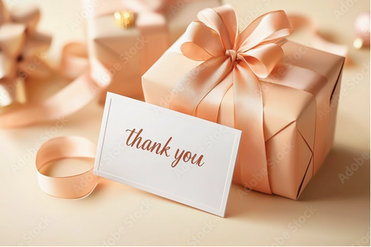 感謝の気持ちを<br>
伝えたいとき